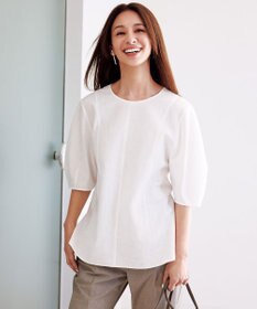 UNFILO リネンレーヨン フォルムブラウス