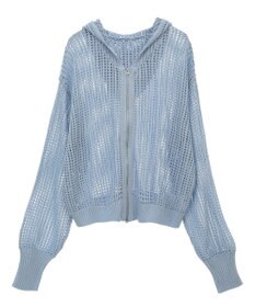 Green Parks メッシュニットパーカー