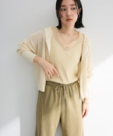 Green Parks メッシュニットパーカー