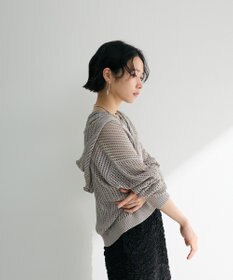 Green Parks メッシュニットパーカー