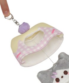 WEGO スイーツアニマルカードホルダーリールキーホルダー