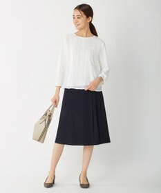 J.PRESS LADIES 【制菌加工・UVカット】アルファクロスジャージー スカート