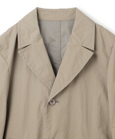 JOSEPH HOMME 【LEON 掲載】ブライトナイロンシャンブレー 　シングルブレストスプリングコート