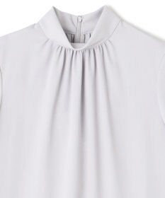 BEIGE， EVA / ハイネックハーフスリーブブラウス