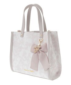 Maison de FLEUR フラワーガーデンプリント2Wayスクエアトート