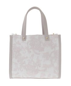 Maison de FLEUR フラワーガーデンプリント2Wayスクエアトート