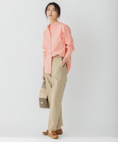 23区 【洗える】CANCLINI バンドカラー シャツ