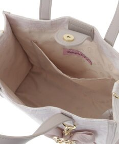 Maison de FLEUR フラワーガーデンプリント2Wayスクエアトート