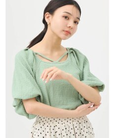 earth music&ecology バルーンスリーブプルオーバー