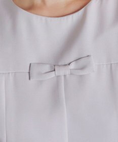 Tiaclasse L 【安田美沙子さん着用・洗える】フレアAラインリボンワンピース