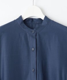 自由区 S 【カタログ掲載・接触冷感・洗える】エンブロイダリーローンシャツ ワンピース