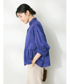 CRAFT STANDARD BOUTIQUE ペプラムブラウス（長袖）