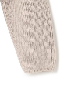 23区 L 【洗える】ウールコード ハーフジップ ニット