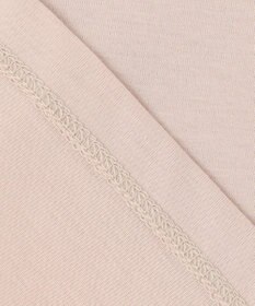 J.PRESS LADIES L コンビジャージー ギャザースリーブ カットソー