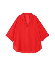 Green Parks 開襟シアーシャツジャケット