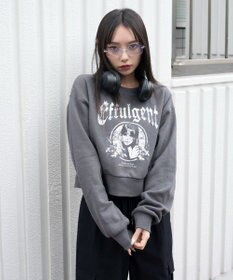 WEGO 【暖かい/裏起毛】裏起毛グラフィックスウェット