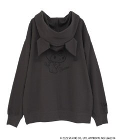 earth music&ecology マイメロディ＆クロミ／ｅａｒｔｈ　耳付きフーディー