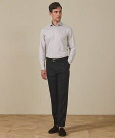 GOTAIRIKU 【ストレッチ/洗える】Albini ジャージ シャツ_ カッタウェイカラー