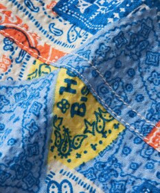 MIKI HOUSE HOT BISCUITS 【80-120cm】バンダナ柄 6分丈ハーフパンツ