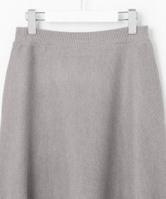 自由区 【セットアップ対応・洗える】ウールミラノニット スカート