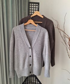 TOQUE 〈大草直子さんアドバイザー〉ベビーアルパカ×ウール縮絨ニットカーディガン