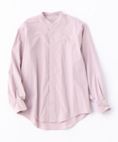 UNFILO MENS コンフォート バンドカラーシャツ  [24年秋冬商品]