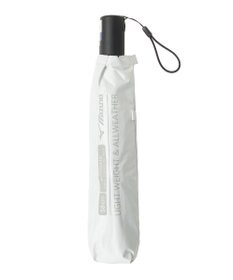 MOONBAT 【WEB限定】MIZUNO  (ミズノ) BIGロゴ 無地 日傘 折りたたみ傘 自動開閉 1プッシュ パラソル 晴雨兼用 軽量 一級遮光 遮熱効果 遮光率100% UV遮蔽100%