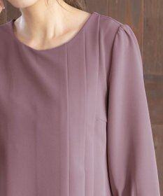 Tiaclasse L 【洗える】アシンメトリ―タックチュニック