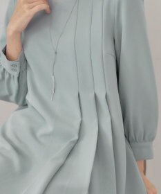 Tiaclasse L 【洗える】アシンメトリ―タックチュニック