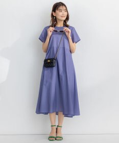 組曲 【洗える・共布ベルト付き】ナチュラル サマードレス