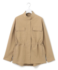 23区 【SLOW/一部店舗限定】ミリタリーストレッチタフタ ジャケット