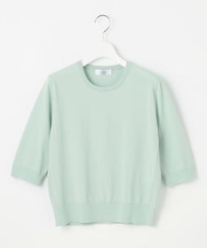 J.PRESS LADIES 【洗える】BASIC HT COTTON クールネック プルオーバー