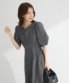 Green Parks ・ＥＬＥＮＣＡＲＥ　ＤＵＥ　デニム５分袖ワンピース