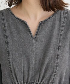 Green Parks ・ＥＬＥＮＣＡＲＥ　ＤＵＥ　デニム５分袖ワンピース