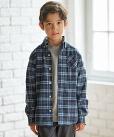 J.PRESS KIDS 【140-170cm】起毛チェックシャツ