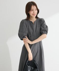 Green Parks ・ＥＬＥＮＣＡＲＥ　ＤＵＥ　デニム５分袖ワンピース