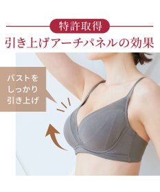 BRADELIS New York 【BRADELIS NewYork peace】すっきり楽ちん綿混ブラ 接触冷感 速乾機能で快適なノンワイヤー補整ブラ