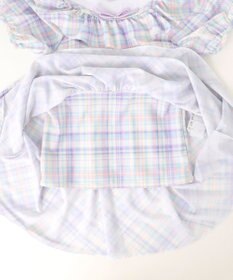 ANY KIDS チェック柄 セパレート 水着