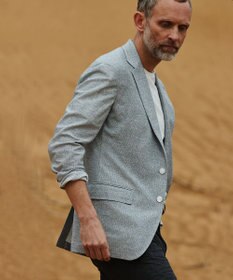 GOTAIRIKU 2年連続売上NO1【吸水速乾/ウォッシャブル/ストレッチ】ノルマンディーリネン カーディガンジャケット(25年モデル)