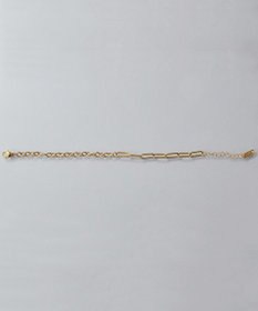 Phoebe 【金属アレルギー対応】チャンキーミックスチェーンブレスレット　ゴールド/サージカルステンレス