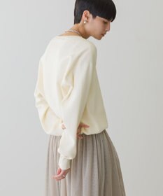 AMERICAN HOLIC スウェットライクニットプルオーバー