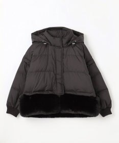 GRACE CONTINENTAL ヘムファーショートダウンジャケット