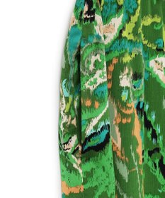 J.PRESS YORK STREET 【WOMEN】プリントリラックスワイドパンツ