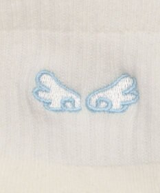 WEGO 刺繍アンクルパイルソックス