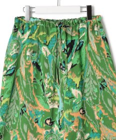 J.PRESS YORK STREET 【WOMEN】プリントリラックスワイドパンツ