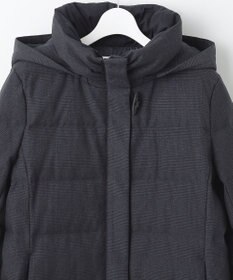 J.PRESS LADIES S ハウンドトゥース&グレンチェック ロング ダウンコート