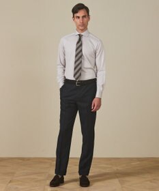 GOTAIRIKU 【ストレッチ/洗える】Albini ジャージ シャツ_ カッタウェイカラー