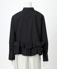 23区 S 【GOLD LABEL】コットンライトタフタ フリル シャツ