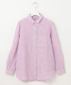 J.PRESS LADIES 【洗える】リネン シャツ