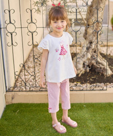 ANY KIDS 接触冷感 しろくま パンツ